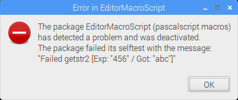 Error In EditorMacroScript