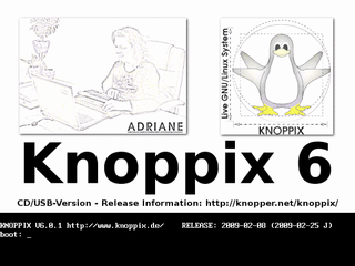 KNOPPIX6 NʁA\ԂẐ swap ݒ͔΂܂